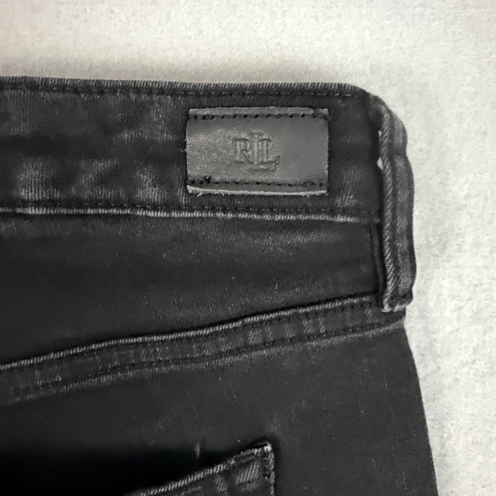 Lauren Ralph Lauren Jeans Women's Size 8 Premiere Straight Crop Charcoal Wash - Picture 6 of 12
